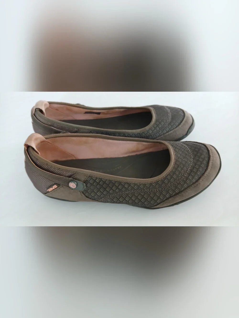 Teva Niyama Ballet Mary Jane Flats – Brown/Pink – Women’s 8 – Style 1003976